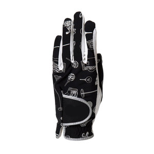 Guantes de Golf de Camuflaje Rosa para Hombre, Dedos Completos, Antideslizantes, Transpirables, Cierre de Gancho y Bucle de Cuero Genuino, Guante con Estampado de Goma en Relieve - Product Image 4