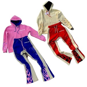 Vente en gros High Street 100% coton, survêtement de sport uni, survêtements, survêtements d'entraînement personnalisés pour hommes, joggeurs, coupe ajustée - Product Image 6
