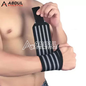 Muñequeras para levantamiento de pesas, correas para gimnasio, entrenamiento físico, muñequeras para levantamiento de pesas hechas en Pakistán - Product Image 6
