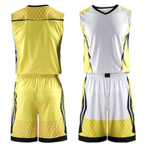 Ensemble de maillots de basket-ball sans manches personnalisés pour hommes, 100% polyester, impression par sublimation, séchage rapide, respirant - Product Image 3