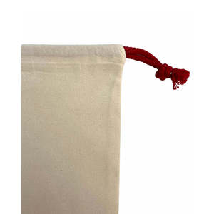 Sacs à linge en coton naturel TBF de 24 pouces, sacs du Père Noël avec zone d'impression de 15L x 21H, vente en gros - Product Image 5