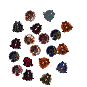 Maillot de sport de football personnalisé de qualité supérieure patch brodé logo patch brodé fer sur vêtement patch brodé chenille - Product Image 1