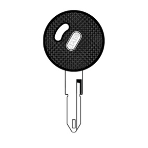 Chiave per Veicolo in Plastica, Nera, Ne-36.P - Product Image 1