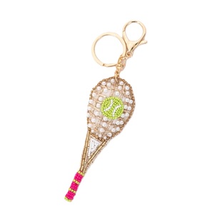 Elegant Seed Beads Embroidered Tassel Keychain Bag Accessory Premium Seed Beads Hand Beaded Embroidery Keychain Pendant - Product Image 2