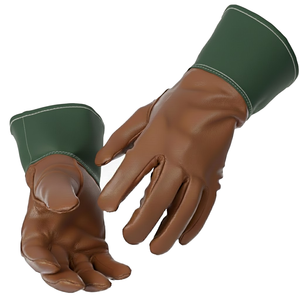 Gants de soudage TIG industriels robustes, gants de soudage MIG, cuir de vachette fendu, résistants à la chaleur, gants de sécurité au travail - Product Image 2