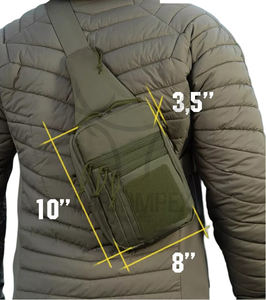 Funda de pistola táctica personalizable de alta calidad Imra Impex, paquete de pecho cruzado de poliéster para bolsa de transporte oculta - Product Image 6