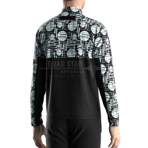 Latest Design <b>Long</b> Sleeves Sublimated Quarter Zippers Winter <b>Jacket</b> 2026 New Arrival Sublimated Quarter Zippers - Product Image 4