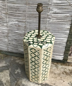 Lámpara de Incrustaciones de Hueso Premium, Lámpara de Mesa de Diseño Hecha a Mano para Sala de Estar, Dormitorio y Decoración de Hoteles, Tradebyd - Product Image 1