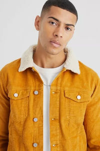 Chaqueta Vaquera de Algodón 100% Más Vendida en Amarillo para Hombre, Diseño Personalizado, Buena Calidad, Chaqueta Moderna para Hombre - Product Image 2