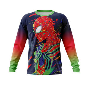 Alta calidad personalizable a prueba de viento completo sublimado transpirable Micro malla poliéster Racing Jersey para hombres mujeres de talla grande - Product Image 1