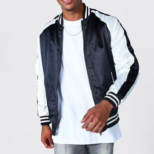 Chaqueta de Satén para Mujer con Logotipo Personalizado de Alta Calidad Hecha en Fábrica, Producto Más Vendido, Chaqueta de Satén de Manga Larga para Hombre - Product Image 1