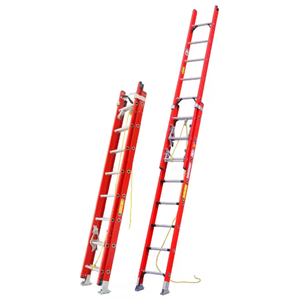 Échelle télescopique légère en plastique renforcé <span class=keywords><strong>de</strong></span> <span class=keywords><strong>fibre</strong></span> <span class=keywords><strong>de</strong></span> <span class=keywords><strong>verre</strong></span>, conforme aux normes EN131 et EN61478 - Product Image 5