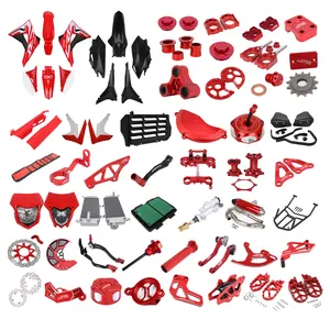 Motorcycle JFG Factory Manufacturer Cnc Aluminum Alloy Enduro Dirt Bike Spare Part Motorcycle Accessories Body Plasit Kit For Honda Crf Xr