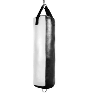 Sac de frappe personnalisé avec logo, équipement de boxe, sac de frappe en cuir PU résistant, sac de sable pour les arts martiaux, entraînement en salle de sport - Product Image 1