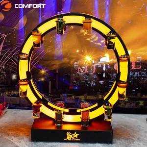 Индивидуальный Логотип Новый Дизайн Перезаряжаемый шампанское держатель дисплея бутылка ведущего - Product Image 5