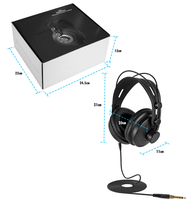 D68 casque de Studio supra-auriculaire professionnel pilotes 50mm cache-oreilles souples bandeau réglable automatiquement écouteurs de musique filaires pivotants
