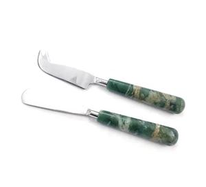 ชุดชีสด้ามจับทำจากเรซินสเตอร์สแตนเลสสีเงิน - Product Image 1