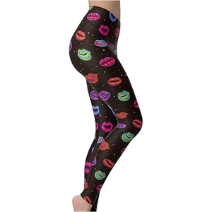 Leggings de Yoga para Mujer con Cordón Ajustable y Logotipo Personalizado, Cintura Alta, Transpirables, de Secado Rápido, para Gimnasio, Entrenamiento y Fitness - Product Image 3