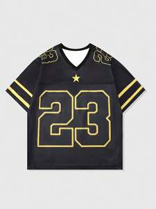 Uniforme de fútbol americano con logotipo personalizado 100% poliéster Camiseta de fútbol americano personalizada - Product Image 4