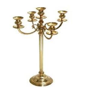 Chandelier indien de haute qualité avec cinq lumières, support de chandelier décoratif en métal de Table en gros - Product Image 4