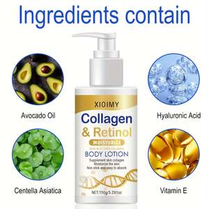 โลชั่นบำรุงผิวกายคอลลาเจนไร้แอลกอฮอล์ 2 ชิ้น ช่วยให้ผิวกระจ่างใสและนุ่มนวล พร้อมคุณสมบัติกระชับผิว - Product Image 2