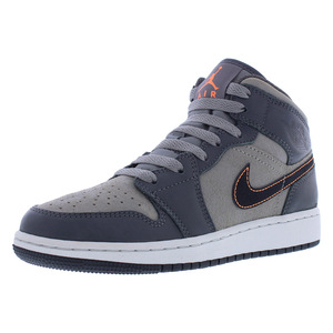 Zapatillas Nike Air Jordan 1 Mid SE BG GS para Niños Color: Night Stadium/Black 100% Auténticas - Product Image 1