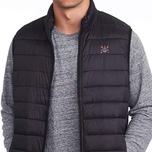 Chaleco acolchado informal de invierno para hombre de alta calidad con diseño único Color sólido Transpirable y bajo precio-Servicio OEM disponible - Product Image 4