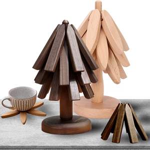 Premium Handmade Wooden <b>Tree</b> Coasters | Rustic Brown | Wholesale Supplier - Product Image 1