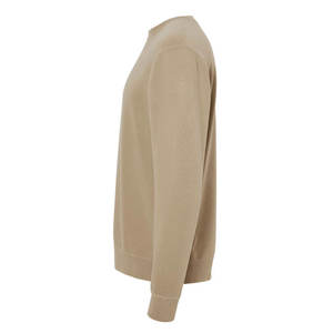 Sudadera de cuello redondo de peso medio Sudadera de cuello redondo teñida con pigmento de alta calidad Arenisca - Product Image 5