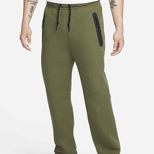 Pantalones de chándal informales de cintura media para hombre Corredores con cordón pesado de invierno de alta calidad Servicio OEM disponible - Product Image 1