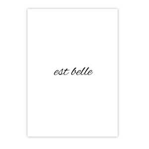 Est Belle Art Print DIN A4 Impresión artística elegante y hermosa en tamaño estándar - Product Image 1