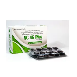 Лучшая цена и качество SC 4G Plus капсулы витамины и минералы капсулы Softgel по оптовой цене от ИНДИЙСКОГО Производителя
