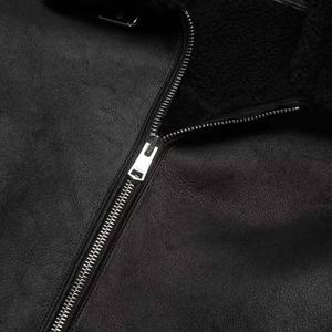 Chaquetas de Cuero para Hombre de Manga Larga, Ropa de Moda Personalizada, 100% Cuero, Cuello Alto, Ropa de Invierno, Precio Económico al por Mayor - Product Image 5