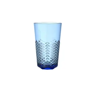 24Oz Geometrie Diamant Plastic Hoge Waterglas