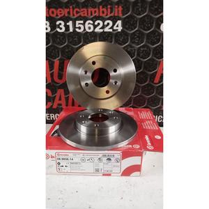 COPPIA DI DISCHI FRENO ANTERIORI PEUGEOT 206 Cabrio 1a Serie (98>03) 08.9606.14 Benzina - Product Image 3