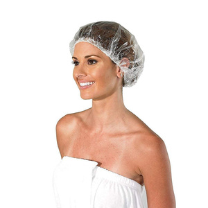 Disposable Cute Eco-friendly <b>Shower</b> <b>Caps</b> Individually Wrapped Single Use Waterproof Hair Protection Hotel Spa Travel Supplies - Product Image 5