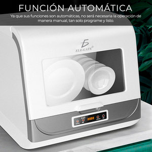 Mini Lavavajillas Eléctrico Inteligente con Enchufe Estadounidense para Hogar, Hotel, Cocina, Limpieza de Autos, Carcasa de Acero Inoxidable y Plástico - Product Image 2