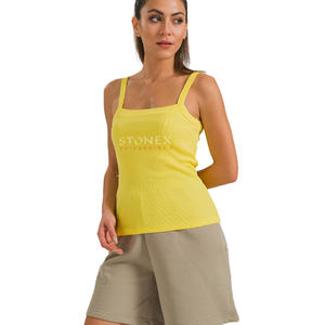 Vente directe d'usine Logo personnalisé imprimé femmes XS débardeur pour 2023 sports d'été mode entraînement vêtements de sport pour les filles - Product Image 1