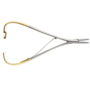 Instrumentos quirúrgicos de ortodoncia de alta calidad de 17cm, alicates dentales Mathieu y soporte de aguja con fuente de alimentación Manual de Punta TC - Product Image 4
