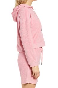 เสื้อสเวตเตอร์มีฮู้ดของผู้หญิงยอดนิยม2024เสื้อสเวตเตอร์สีพื้นพร้อมไหล่ดีไซน์ด้านหน้าโลโก้มัดย้อมสำหรับใช้ในฤดูหนาว - Product Image 4