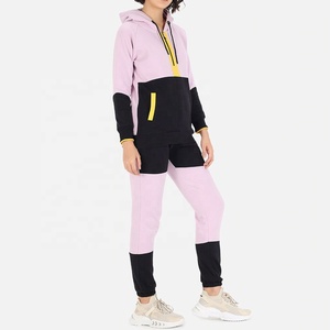 2026 Wholesale Price Customized Logo Solid-Color Women Tracksuit New Stylish Women Zipper Tracksuit For Sale - Product Image 2