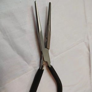 Herramienta de línea de pesca con mosca de acero inoxidable personalizable, gancho de goma suave para construir caña de pescar, trucha, objetivo, río, potencia Manual - Product Image 1