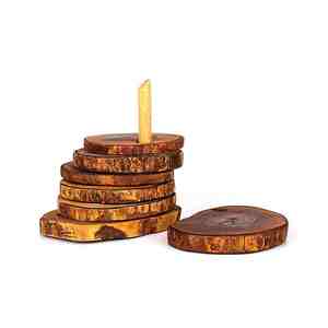 Sous-verres en bois de manguier noyer design personnalisé très en demande Tapis et tampons de qualité pour exportation en vrac fabriqués à la main à un prix raisonnable - Product Image 2