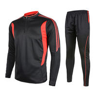 Ensemble de jogging deux pièces pour homme, grande taille, respirant, écologique, séchage rapide, en coton, veste à capuche zippée et pantalon de jogging