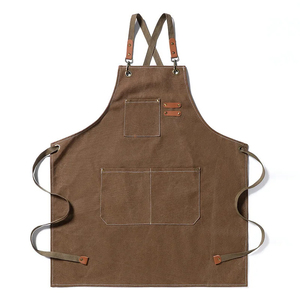 2025 Custom Professional Chambray Baking Chef <b>Apron</b> <b>Women</b> - Product Image 2