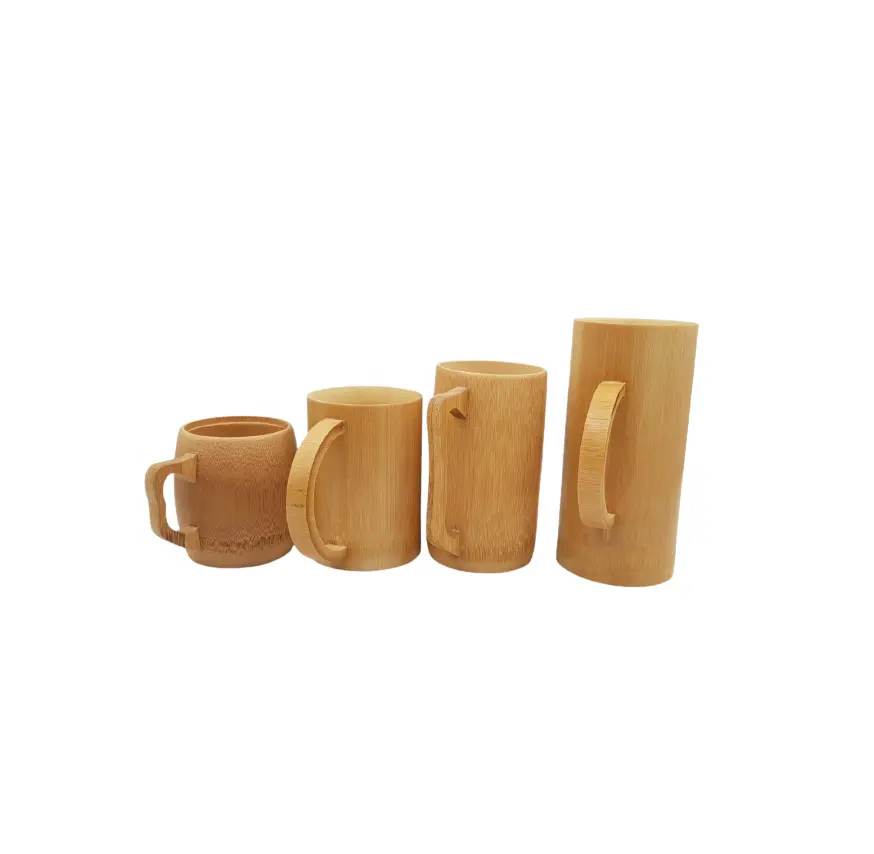 Wholesale bamboo cup with lid for bamboo drinking kitchenware souvenir business gift with logo ( whatsapp 0084587176063 Sandy)