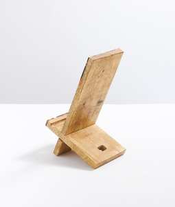 Wooden <b>Phone</b> <b>Stand</b> Holder <b>for</b> Desk <b>Charging</b> Station Dock <b>for</b> Cell <b>Phone</b> Boho <b>Stand</b> Colorful Wood Holder - Product Image 2