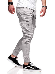 2024 Custom Cargo Sweat Pants Men Streetwear Cargo Pants Track Trousers Plus Size High Quality Custom Cargo Pants Men 2024 Oem - Product Image 3