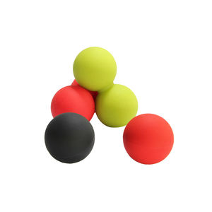 ลูกบอลฮอกกี้สีขาวสำหรับการแข่งขันกีฬาลูกบอลพีวีซีสีขาวมีรอยบุ๋มลูกฮอกกี้โลโก้และออกแบบตามสั่ง - Product Image 5