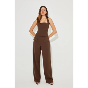 Tunique ample pour femme, haut décontracté à porter au quotidien, chemisier à boutons, haut élégant décontracté, haut sans manches d'été, chemisier léger - Product Image 4